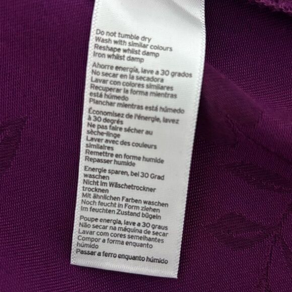 70’s Y2K Vintage Inspired Purple Midi Slip Dress Size 4 Wrap Around Fairycore - Picture 6 of 13